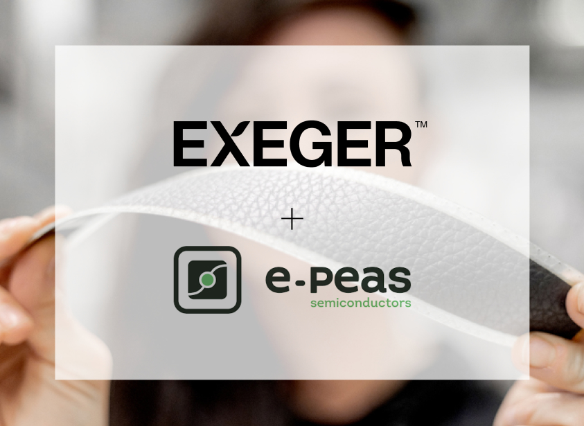 Exeger in partnership with e-peas