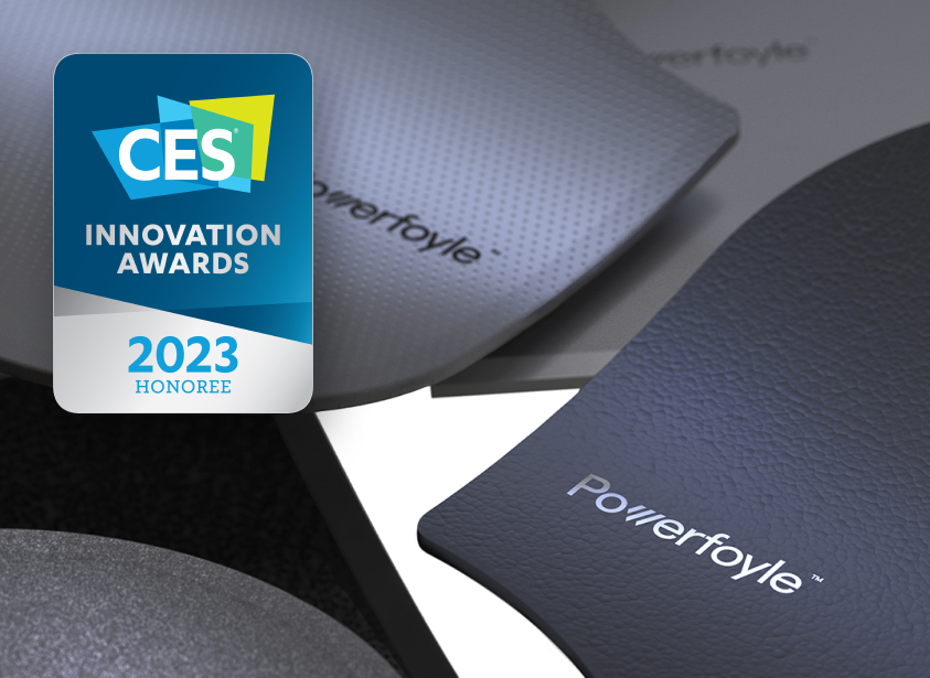 Powerfoyle™ Wins Two CES Innovation Honoree Awards