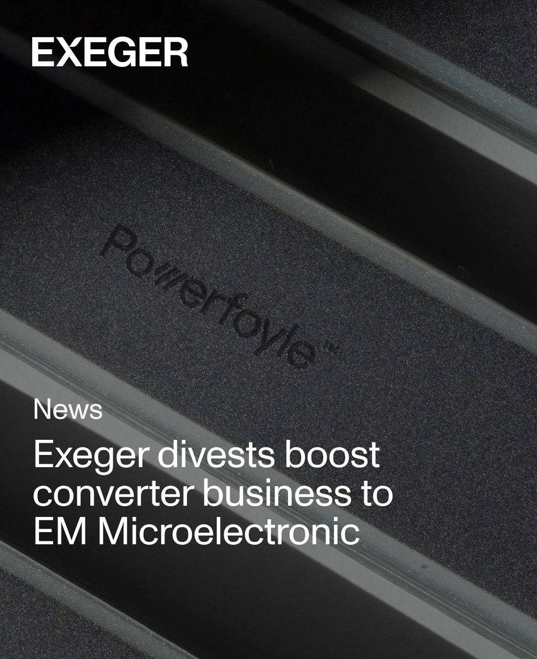 Exeger divests boost converter business to EM Microelectronic