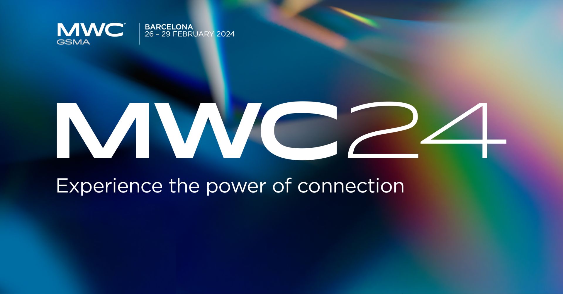 event logo for MWC24 in barcelona